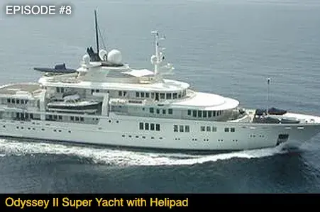 Odyssey II Super Yacht with Helipad